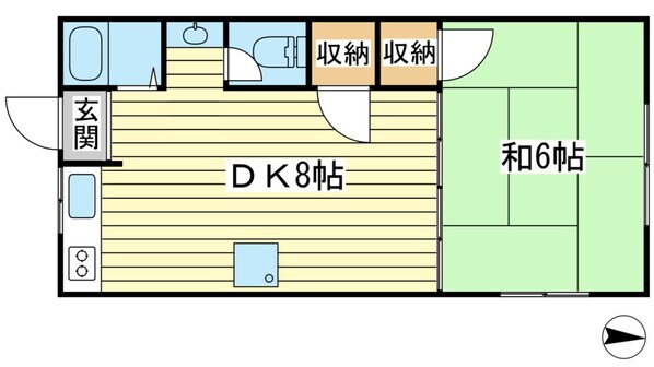 メゾン大町の物件間取画像